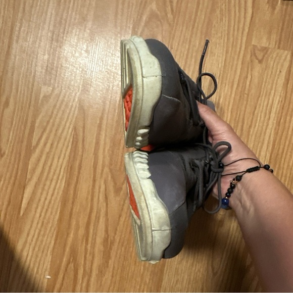 ECCO Zipflex Breathru Hydromax Sneaker Size EU 39 Gray White Orange Hiking - Picture 5 of 7